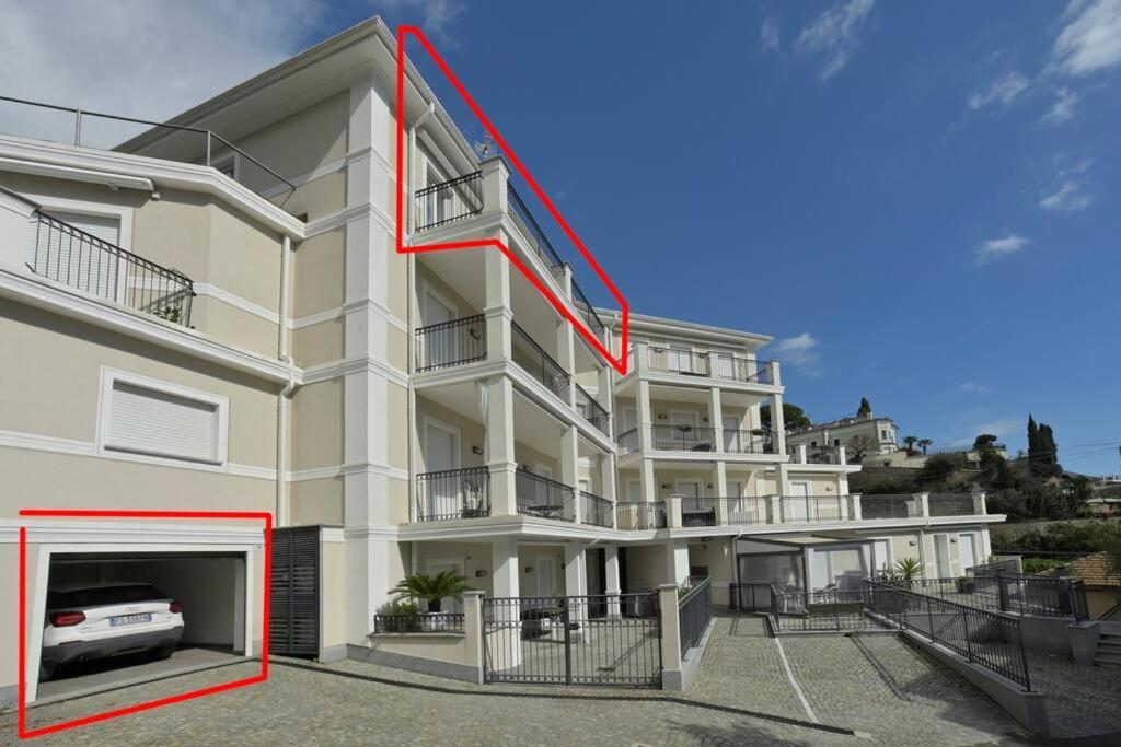 Luxury Apartament Con Garage Vista Mare Alassio Per 6 Persone Εξωτερικό φωτογραφία